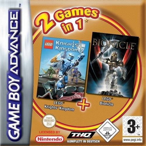 2 Games in 1: LEGO Knights' Kingdom + Bionicle
