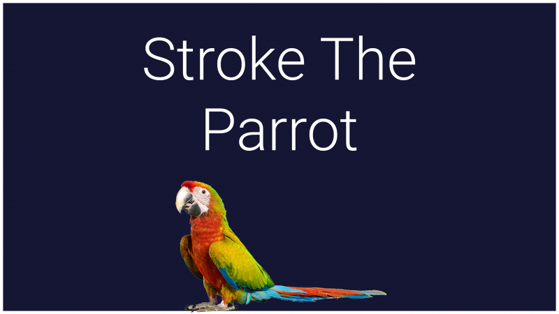 Stroke the Parrot