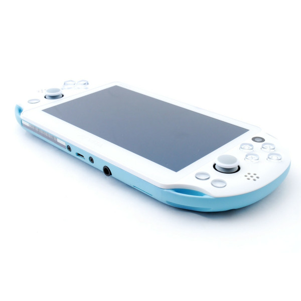 Light Blue and White